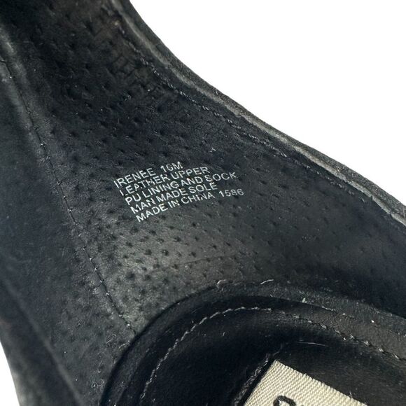 Steve Madded Black Suede Block Heel Irenne Sandal, 10 - Picture 8 of 10